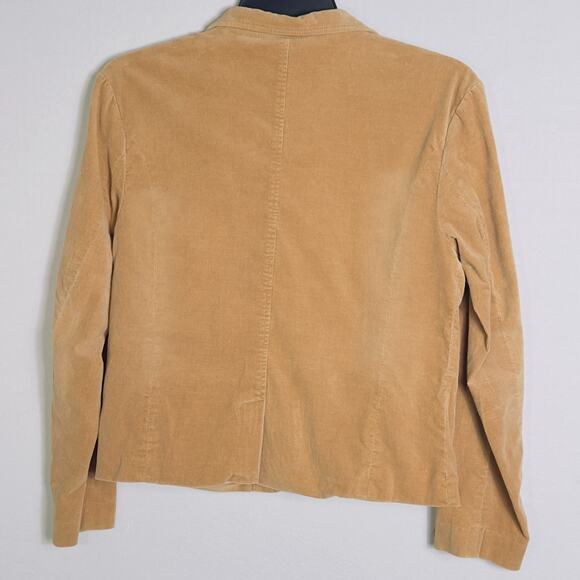 Duck Head Jeans Co Youth Corduroy Blazer Jacket XL Tan 2Button Wide Wale Cotton - Picture 3 of 7